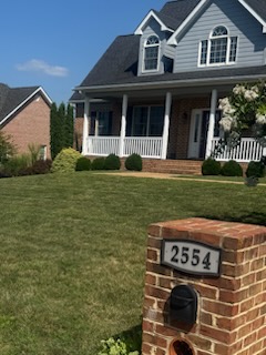 Estate front lawn