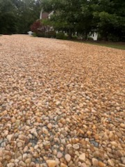 Decorative stone install